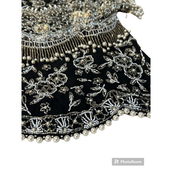 Vintage Silk Embellished Shirt - Picture 2 of 8